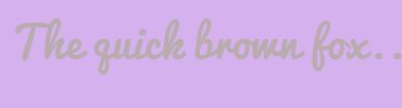 Image with Font Color B8ACAC and Background Color D5B2EE